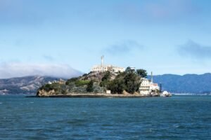 alcatraz prison from a distance